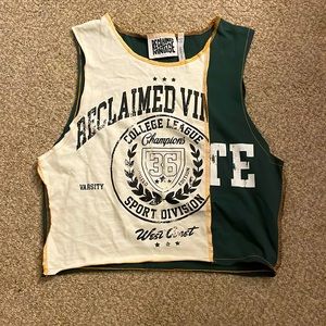 Cropped Reclaimed Vintage Tank